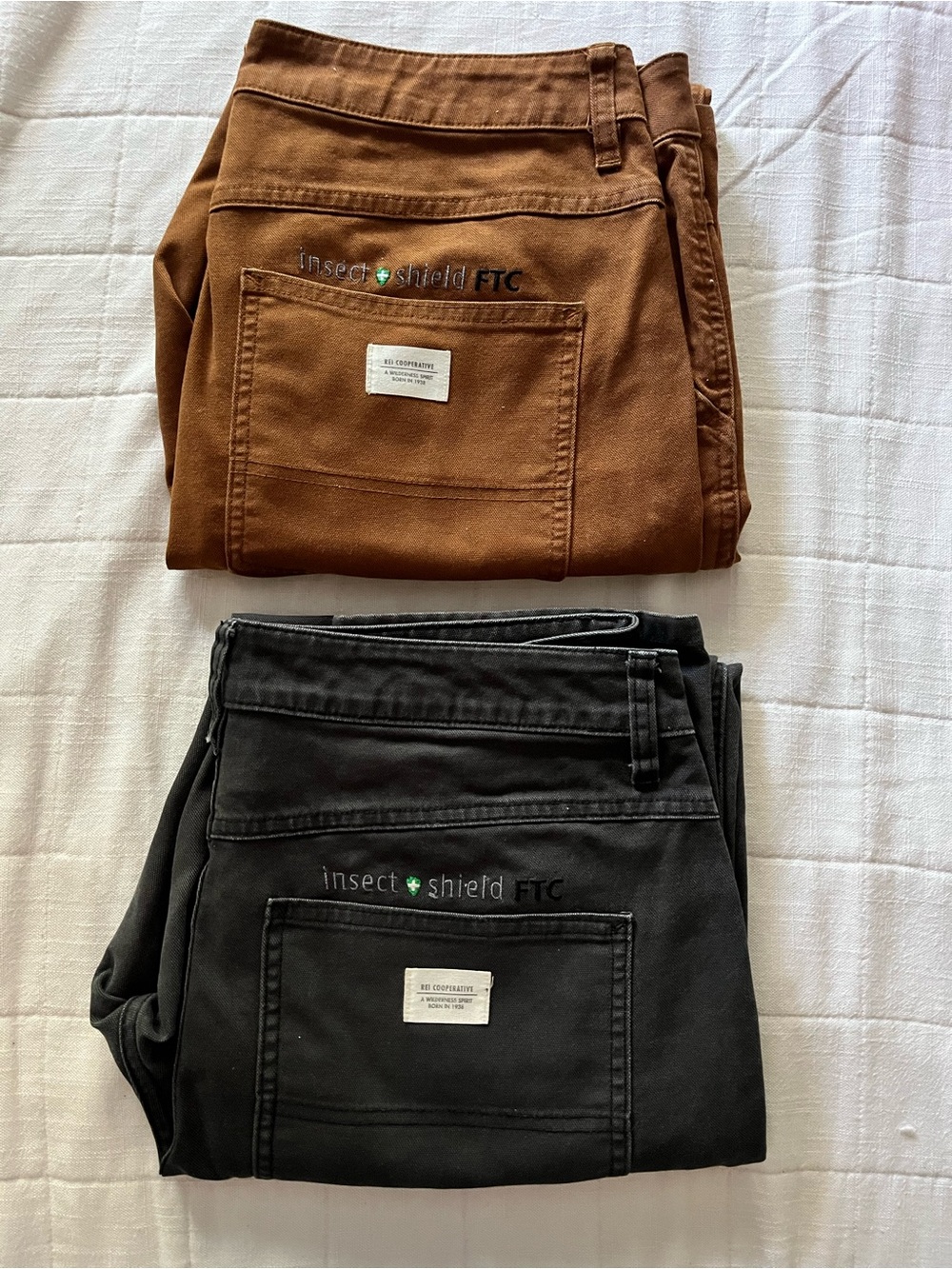 REI Cargo Pants Duo in Brown and Black